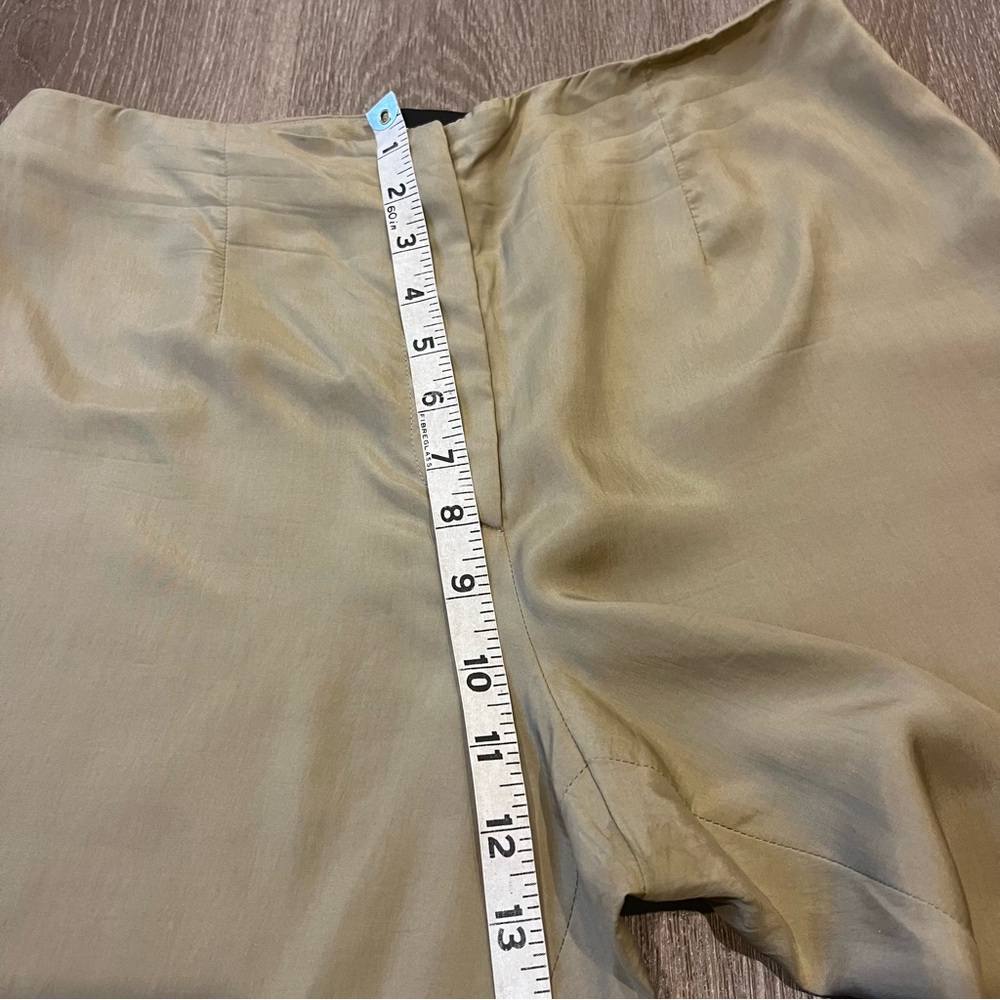 Giorgio Armani tan straight leg pants made in Italy - Picture 5 of 12